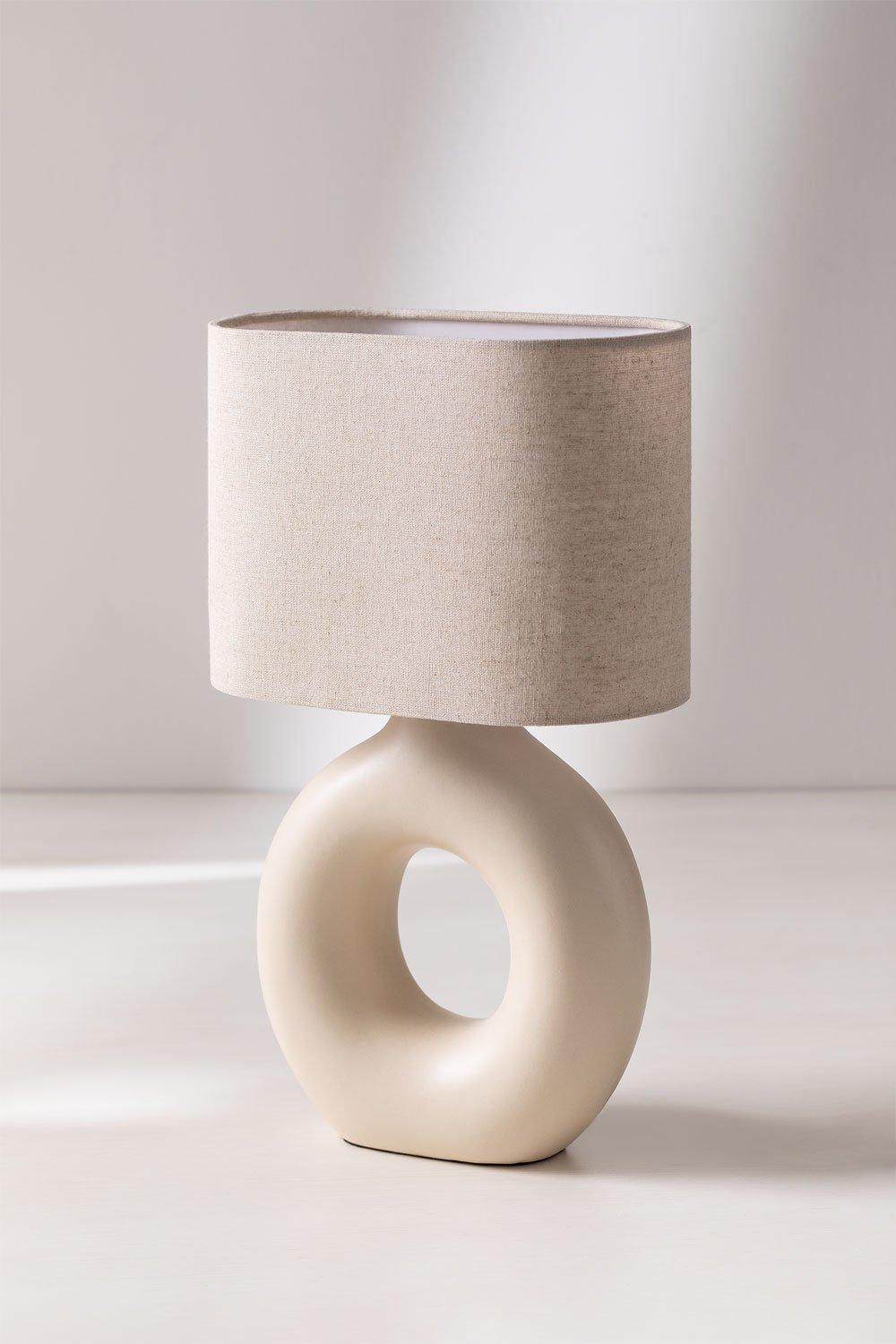 Sklum Lámpara De Mesa En Cerámica Katy