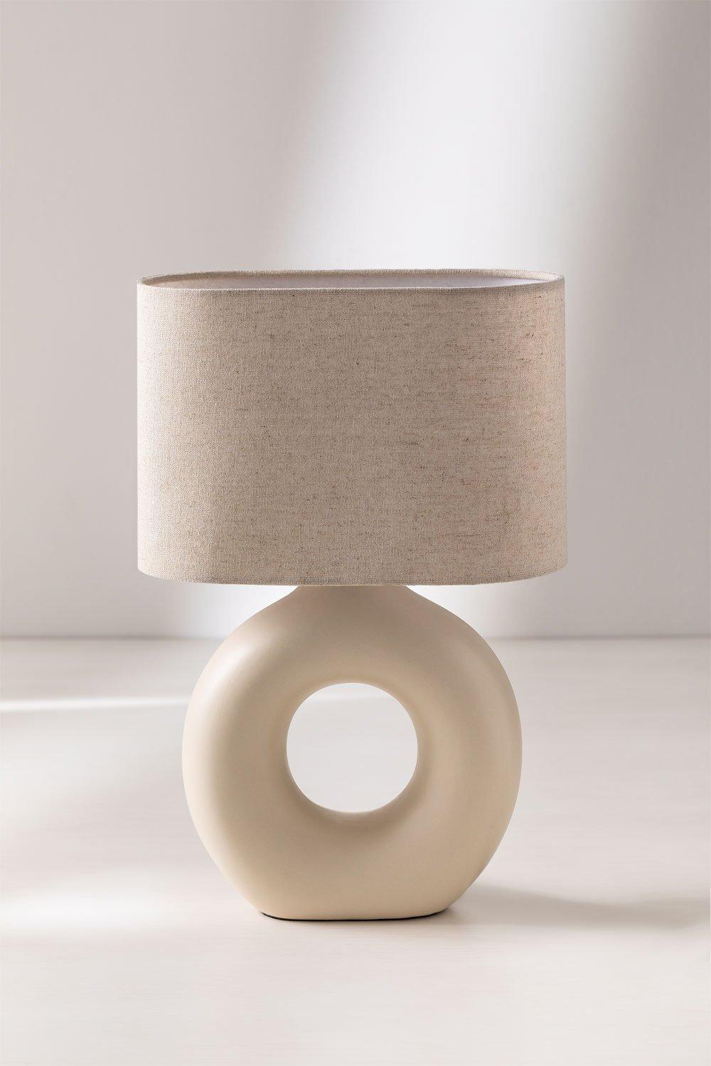 Sklum Lámpara De Mesa En Cerámica Katy