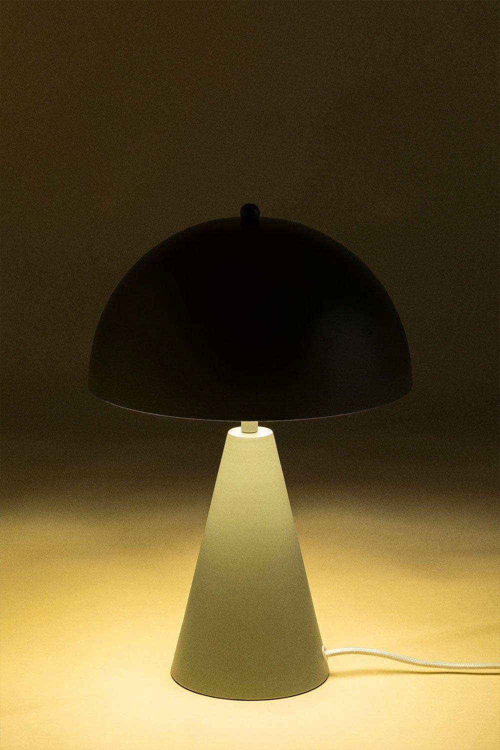 Sklum Lámpara De Mesa En Metal Jaliya