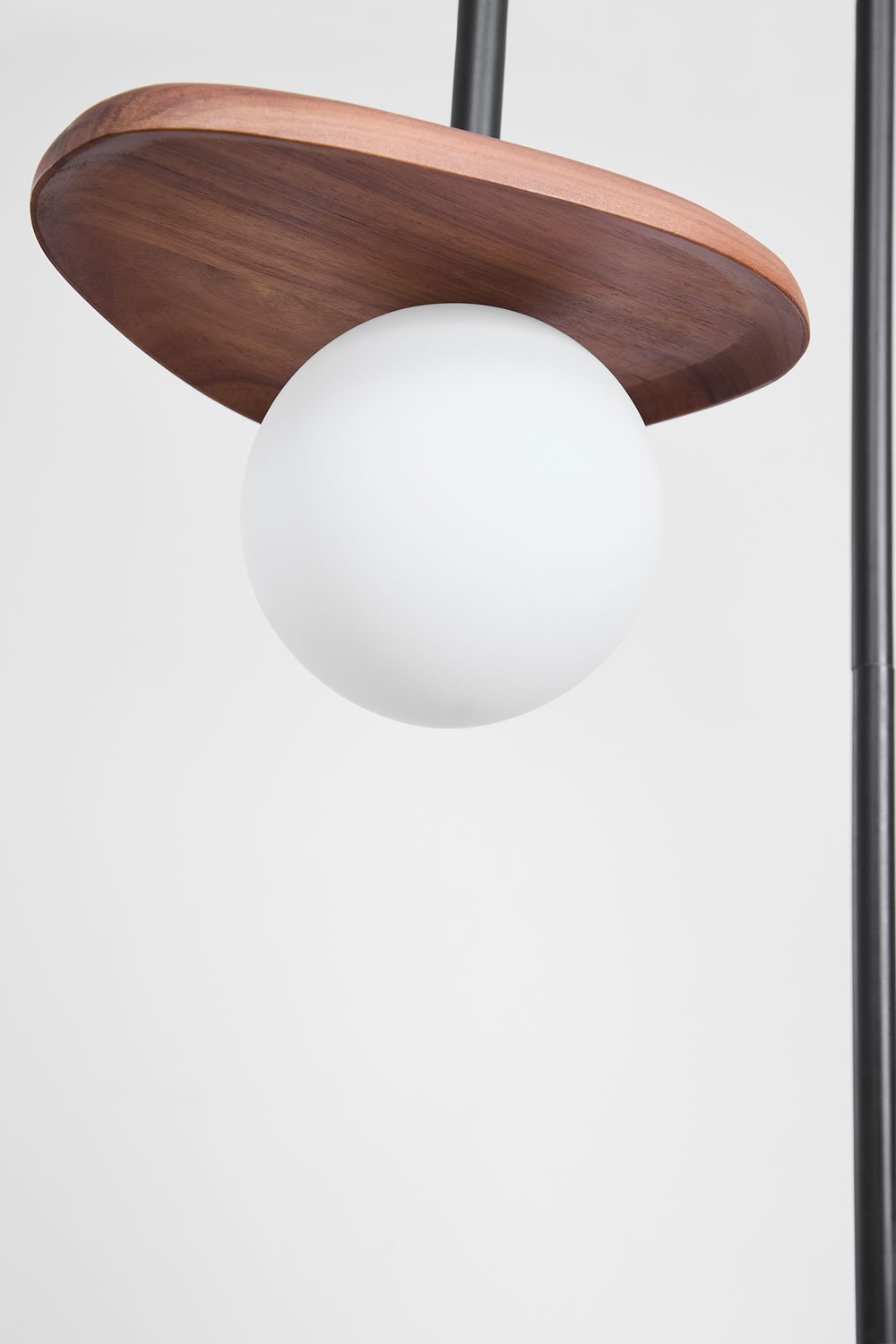 Sklum Lámpara De Pie En Madera De Acacia Freidy