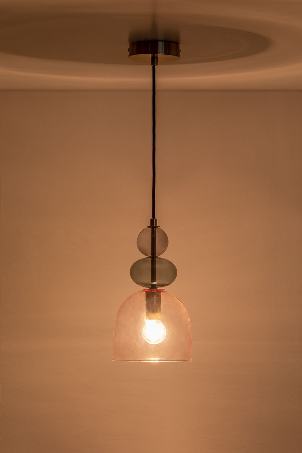 Sklum Lámpara De Techo En Cristal Bezany Colors