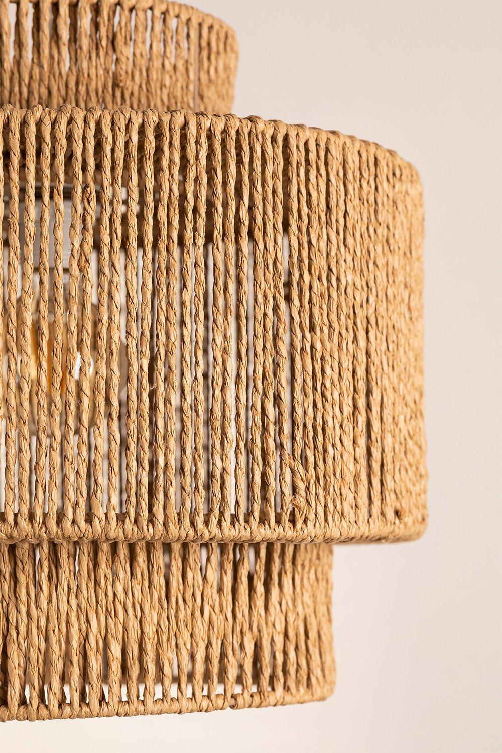 Sklum Lámpara De Techo En Papel Trenzado Kena