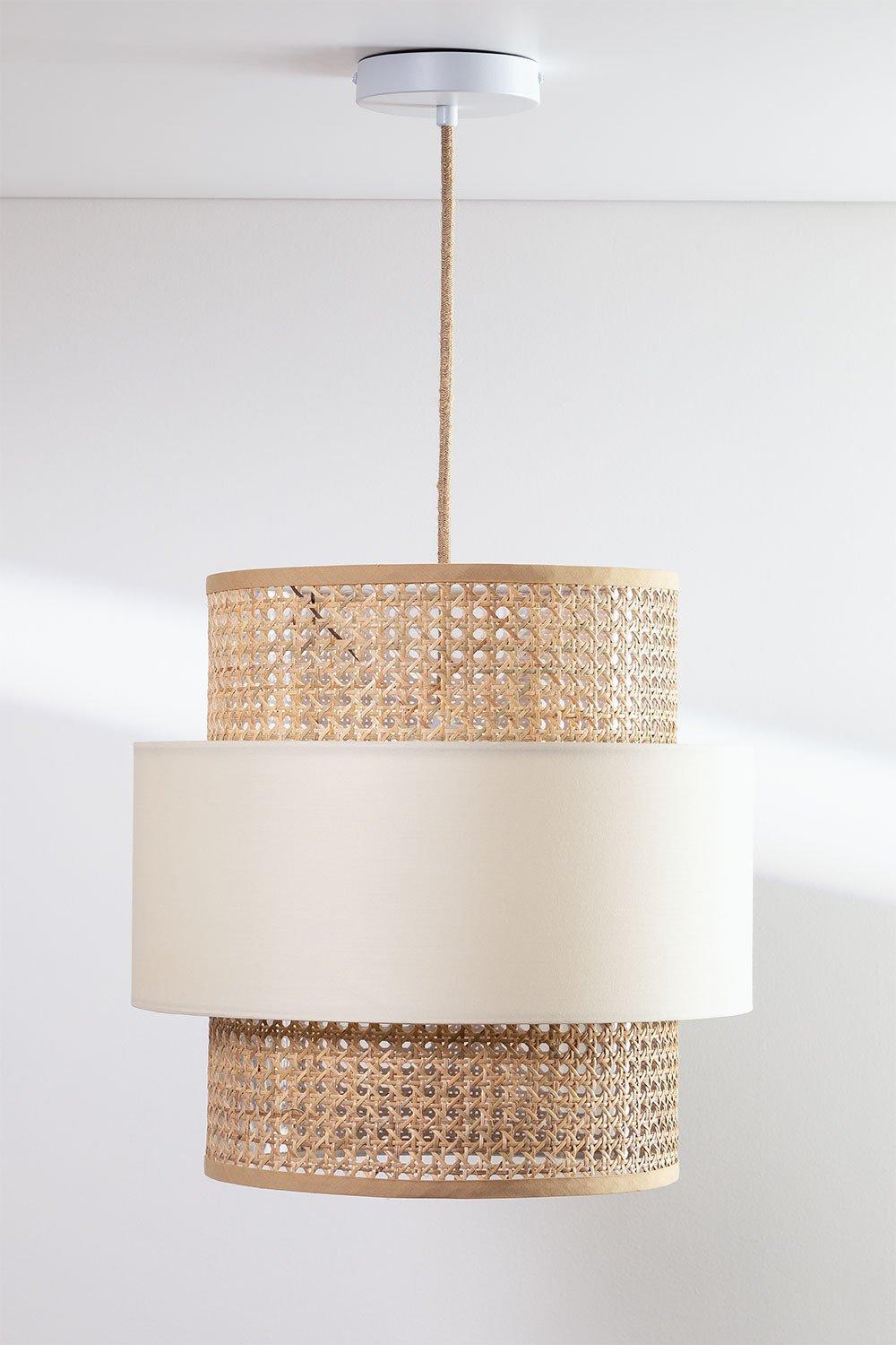 Sklum Lámpara De Techo En Ratán Satu