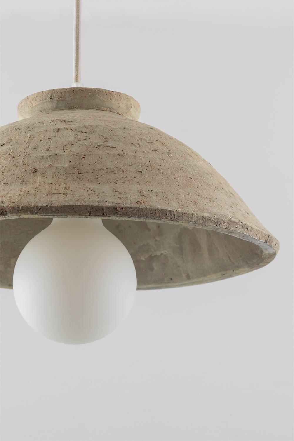 Sklum Lámpara De Techo En Terracota (Ø32 Cm) Sainza