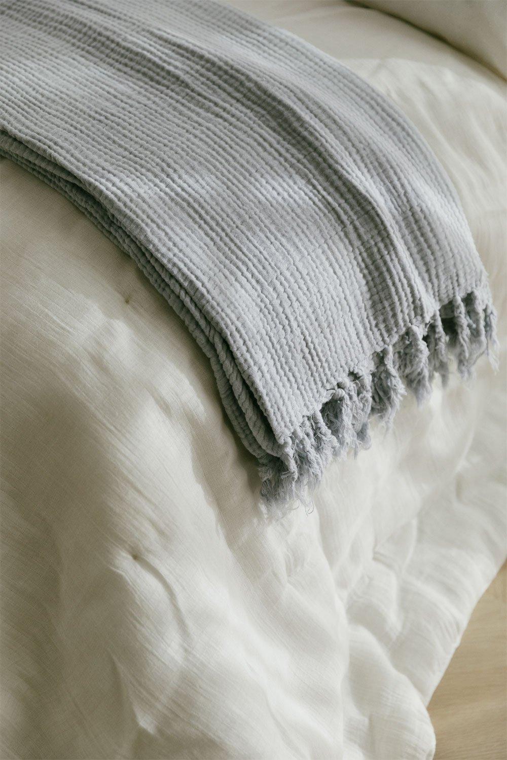 sklum Manta plaid gasa de algodón (185x125 cm) Eloi