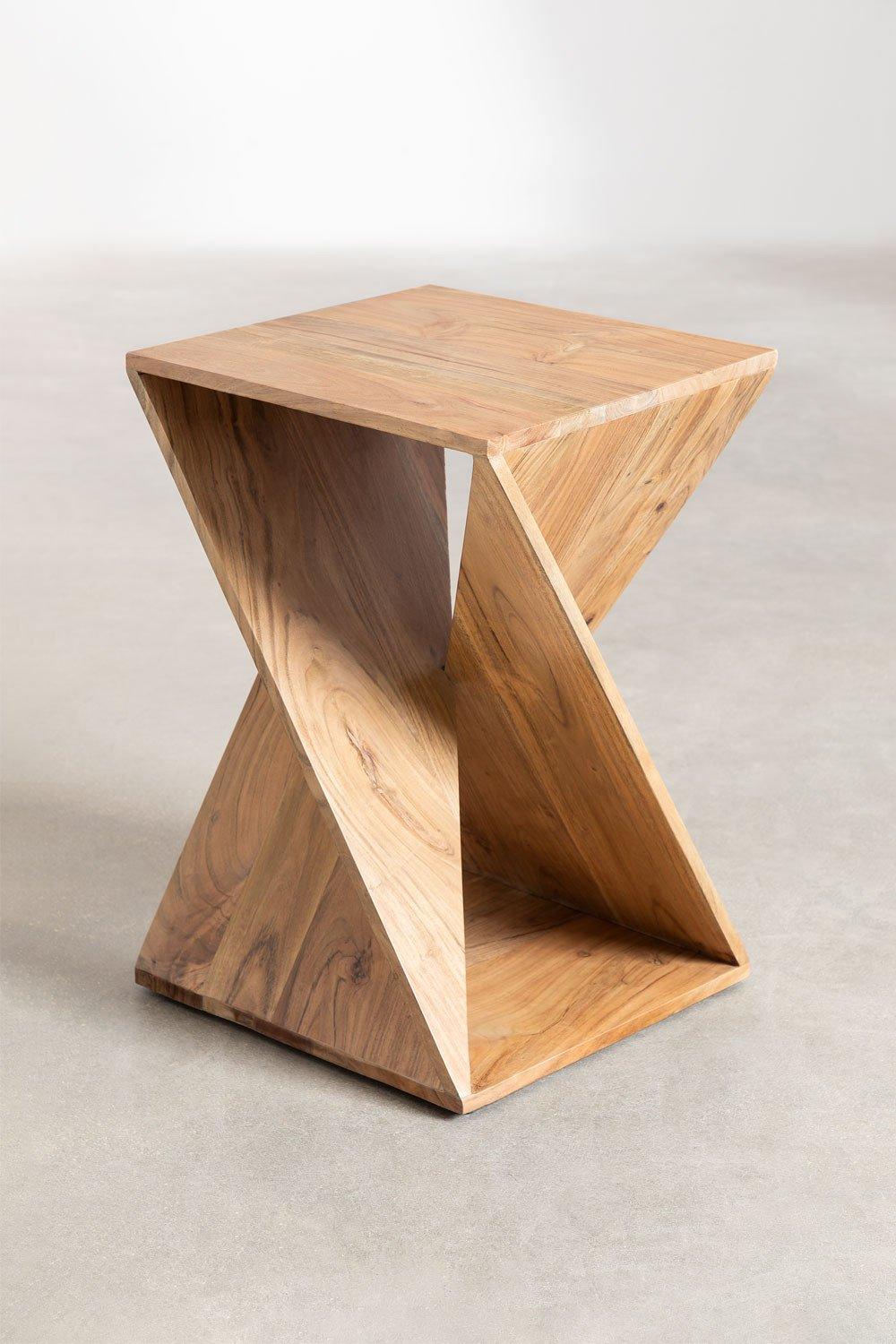 Sklum Mesa Auxiliar En Madera De Acacia Gorvea