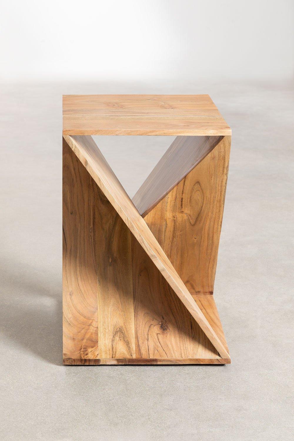 Sklum Mesa Auxiliar En Madera De Acacia Gorvea