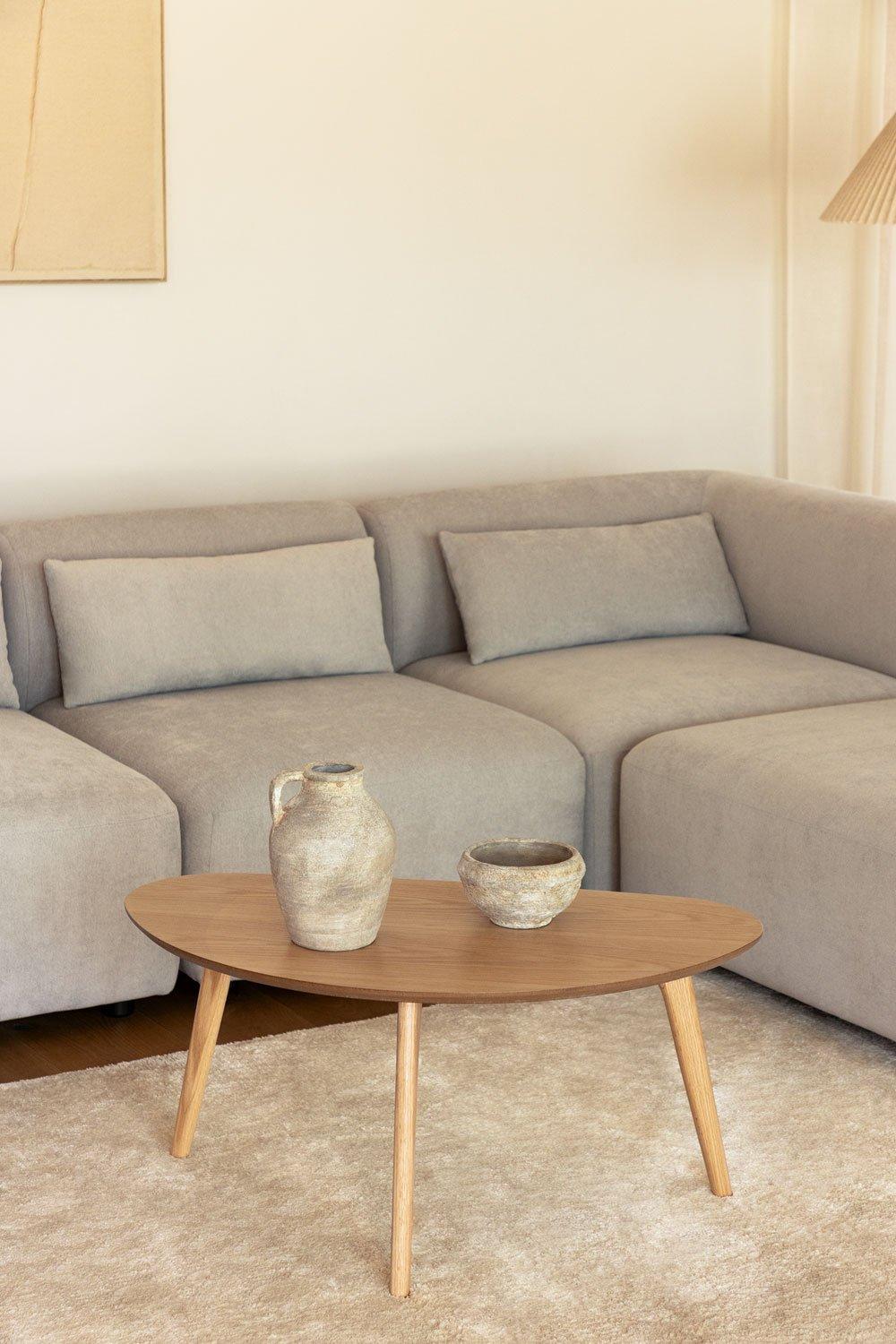 sklum Mesa auxiliar en mdf y madera de pino Yavik