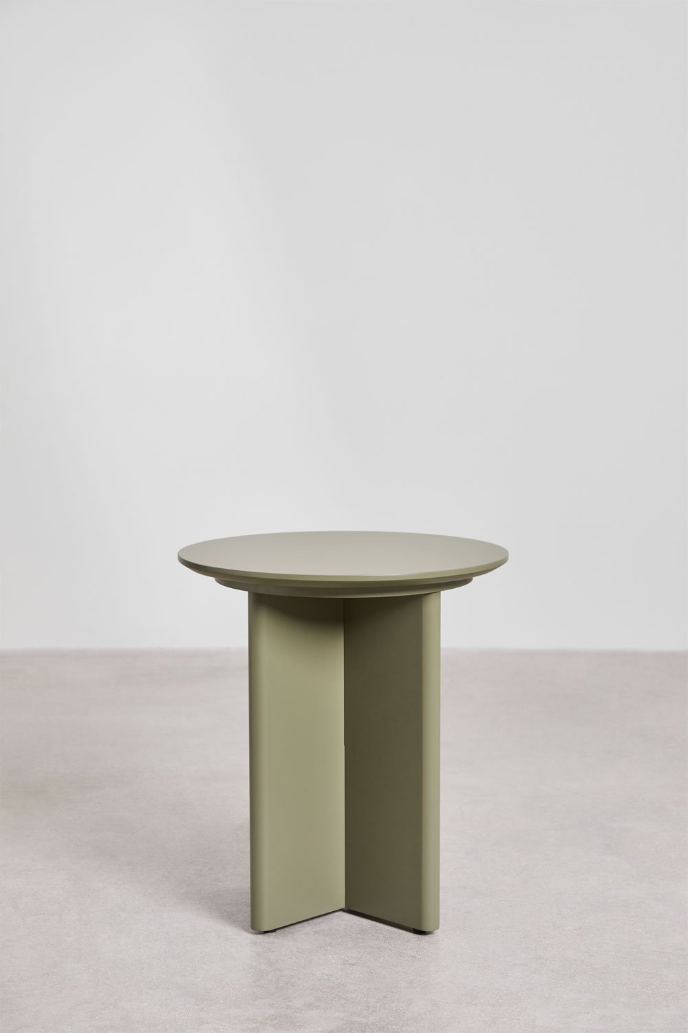 Sklum Mesa Auxiliar Redonda Ø45 Cm En MDF Saonara