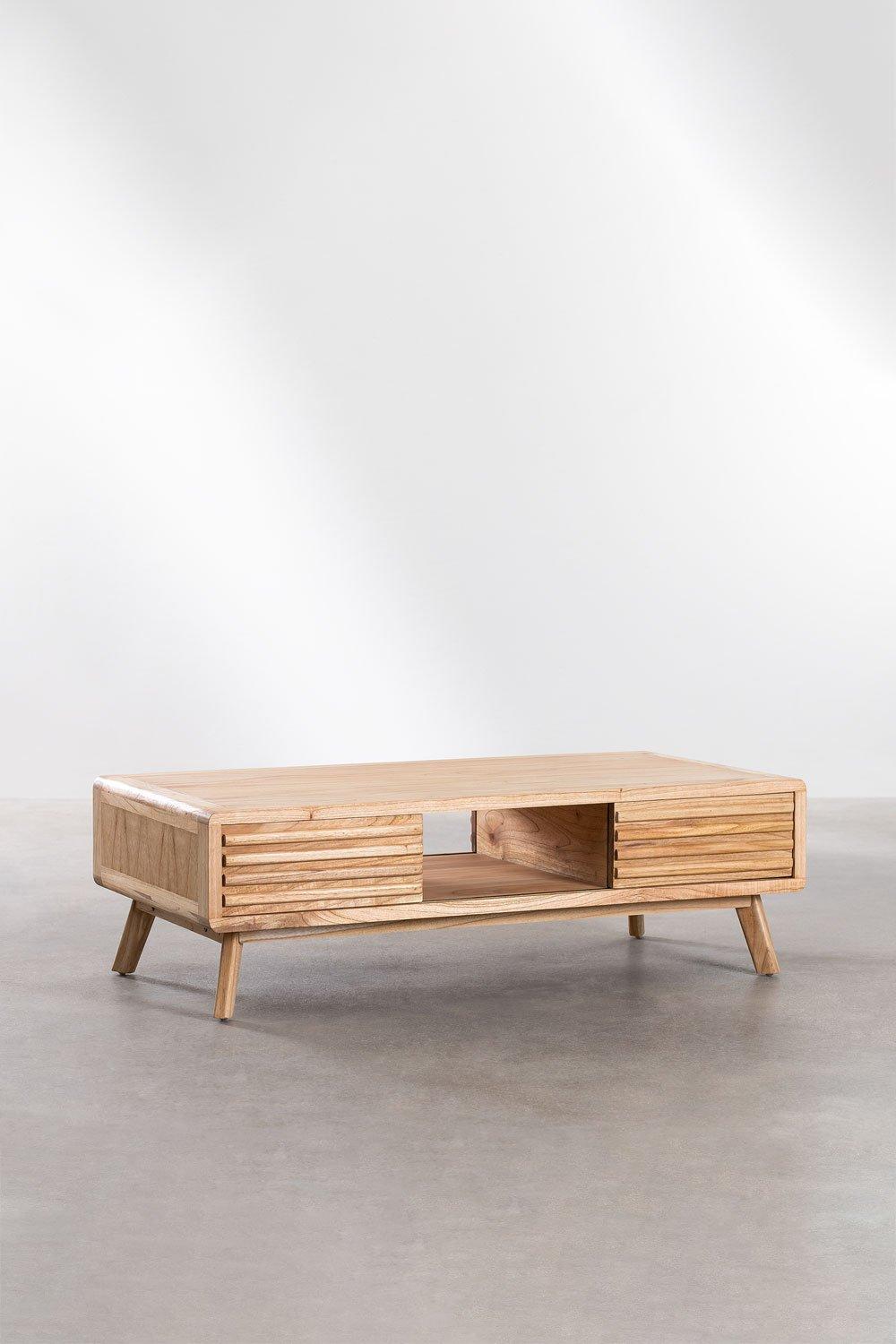 Sklum Mesa De Centro Rectangular En Madera Deleyna