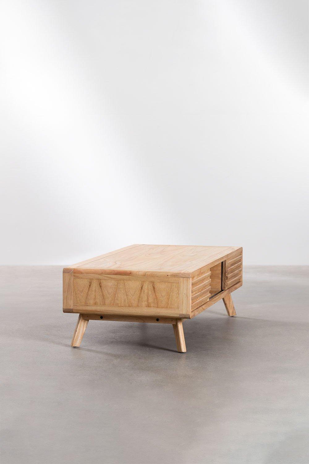 Sklum Mesa De Centro Rectangular En Madera Deleyna