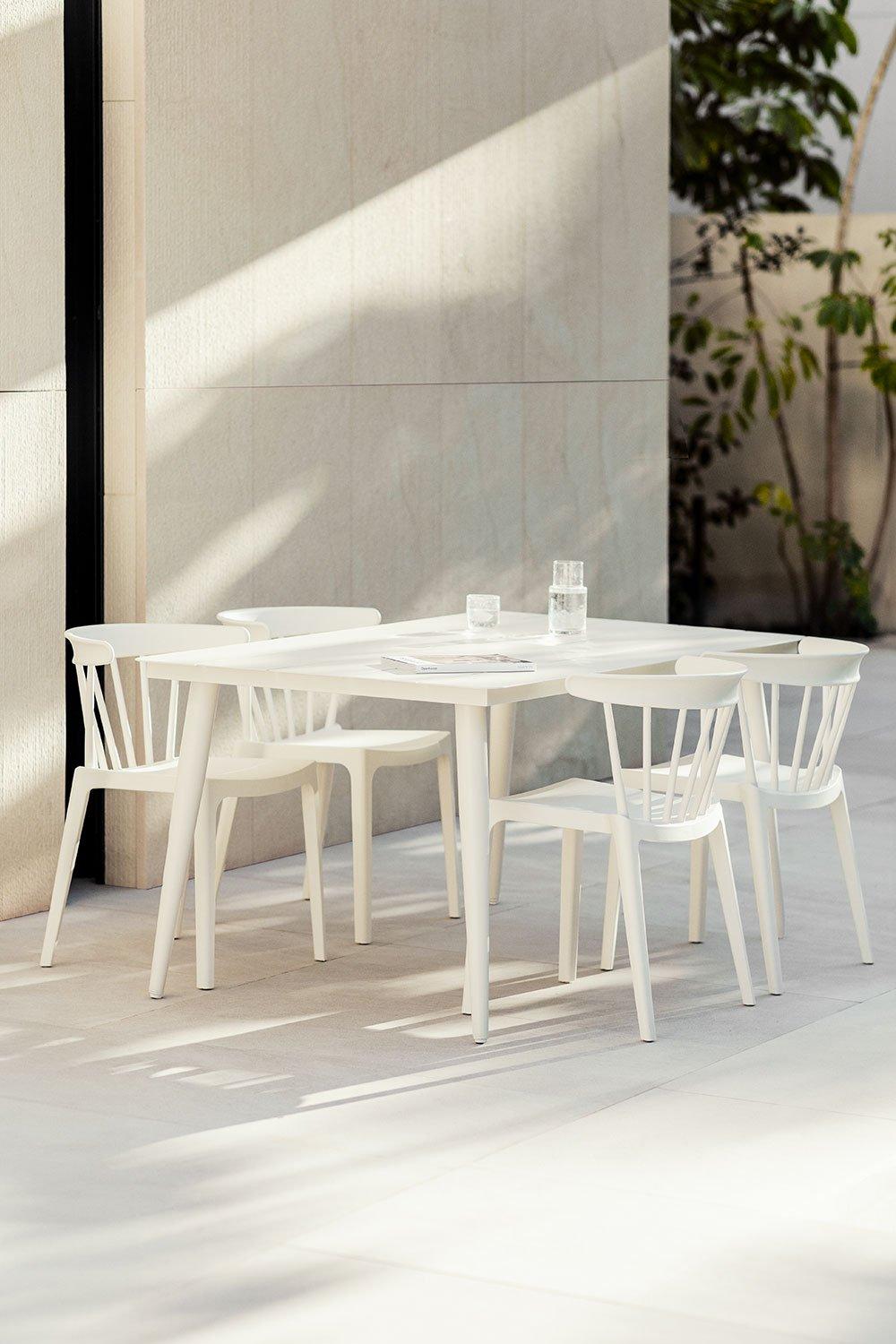 sklum Mesa de jardín rectangular en aluminio Kevan