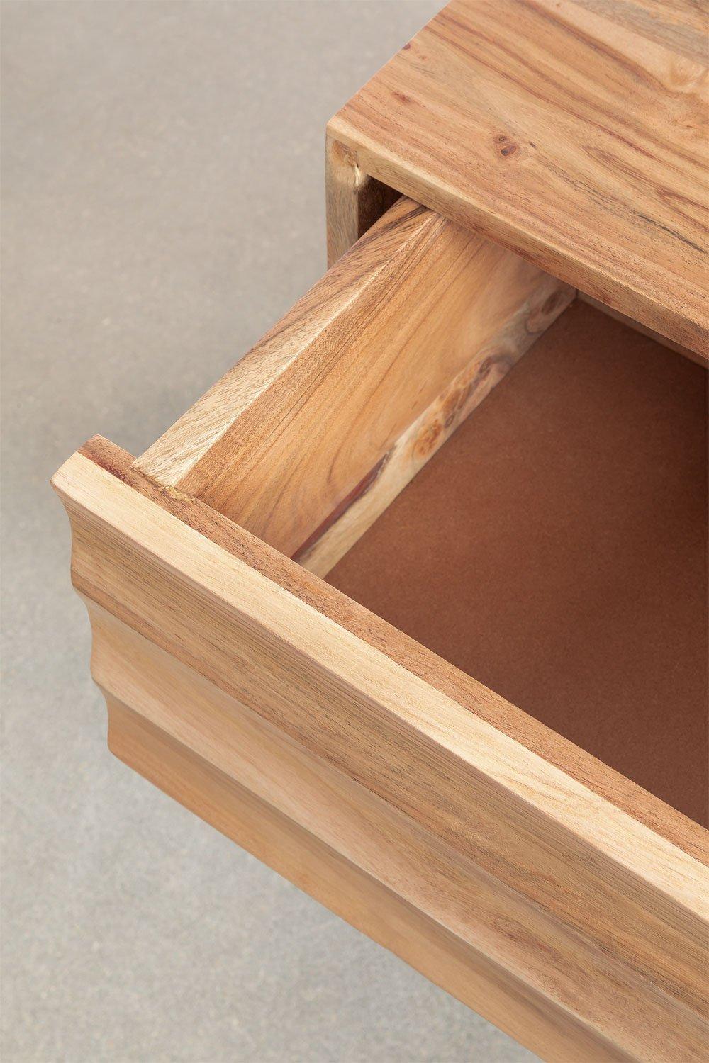 Sklum Mesita De Noche En Madera De Acacia Petter