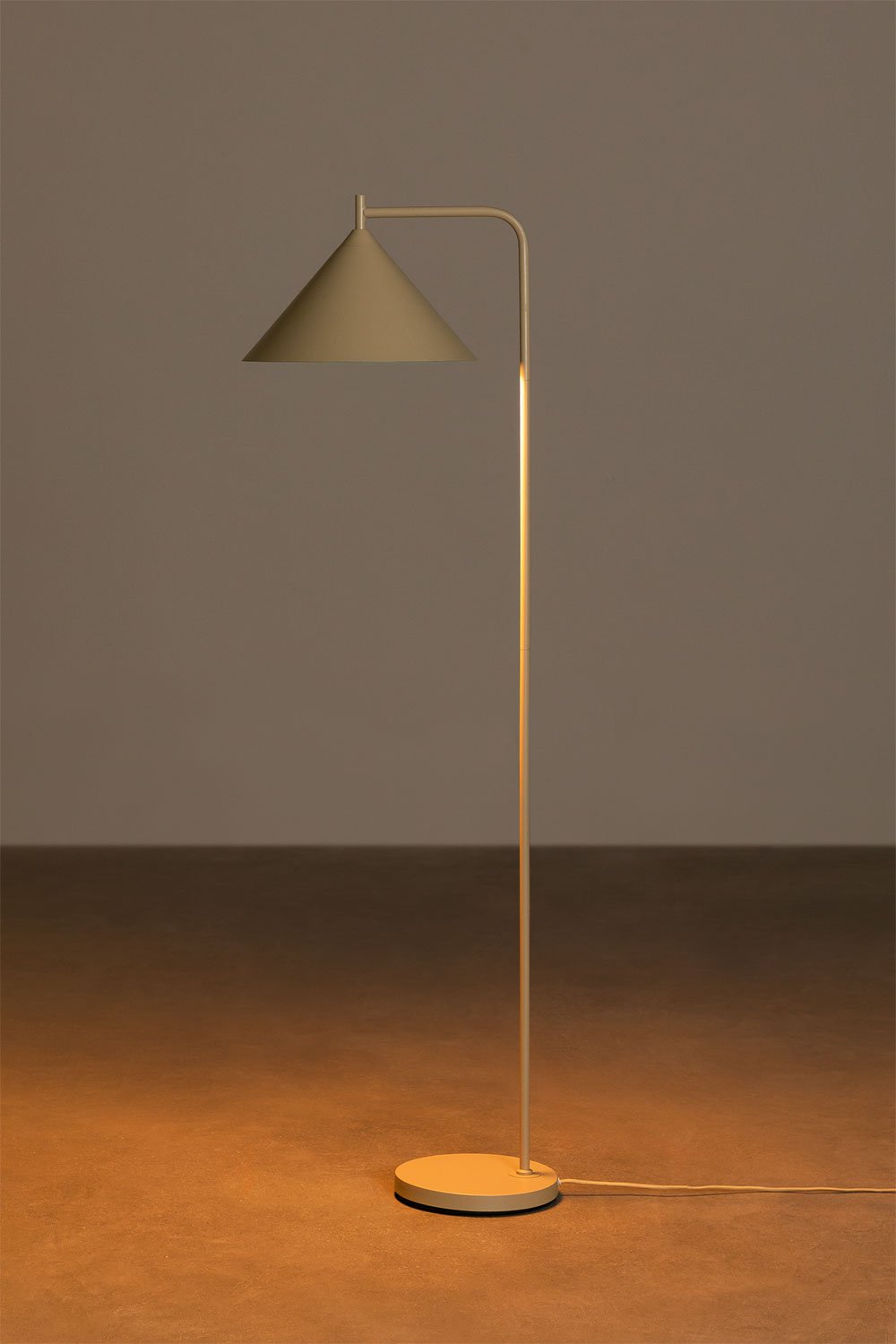 Sklum Metalowa Lampa Podłogowa Cambrea