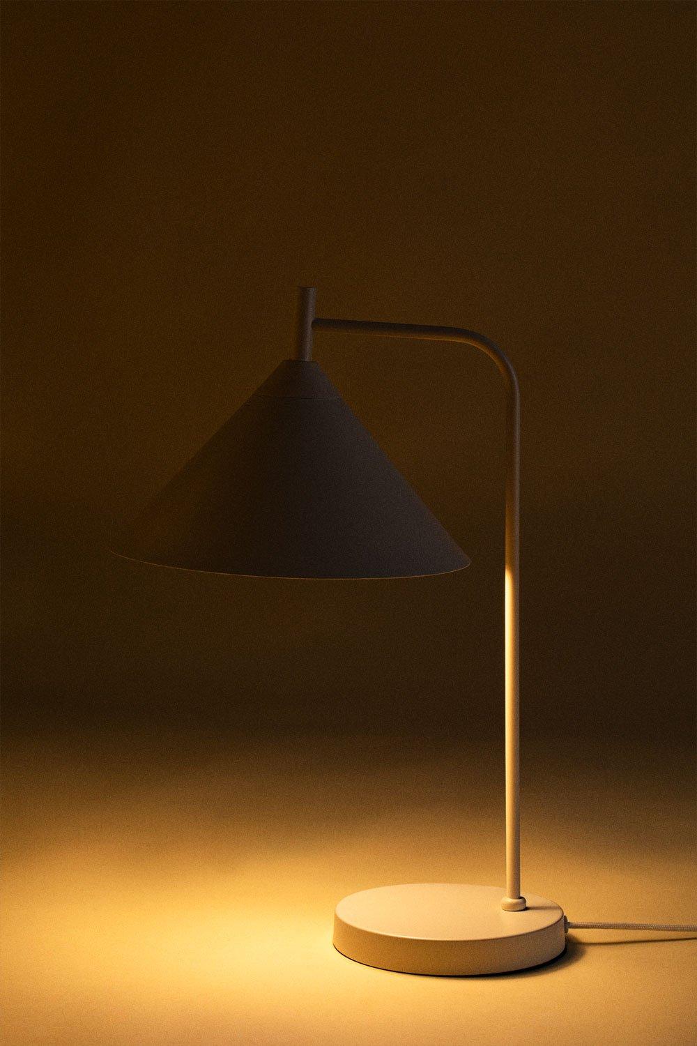 Sklum Metalowa Lampa Stołowa Cambrea