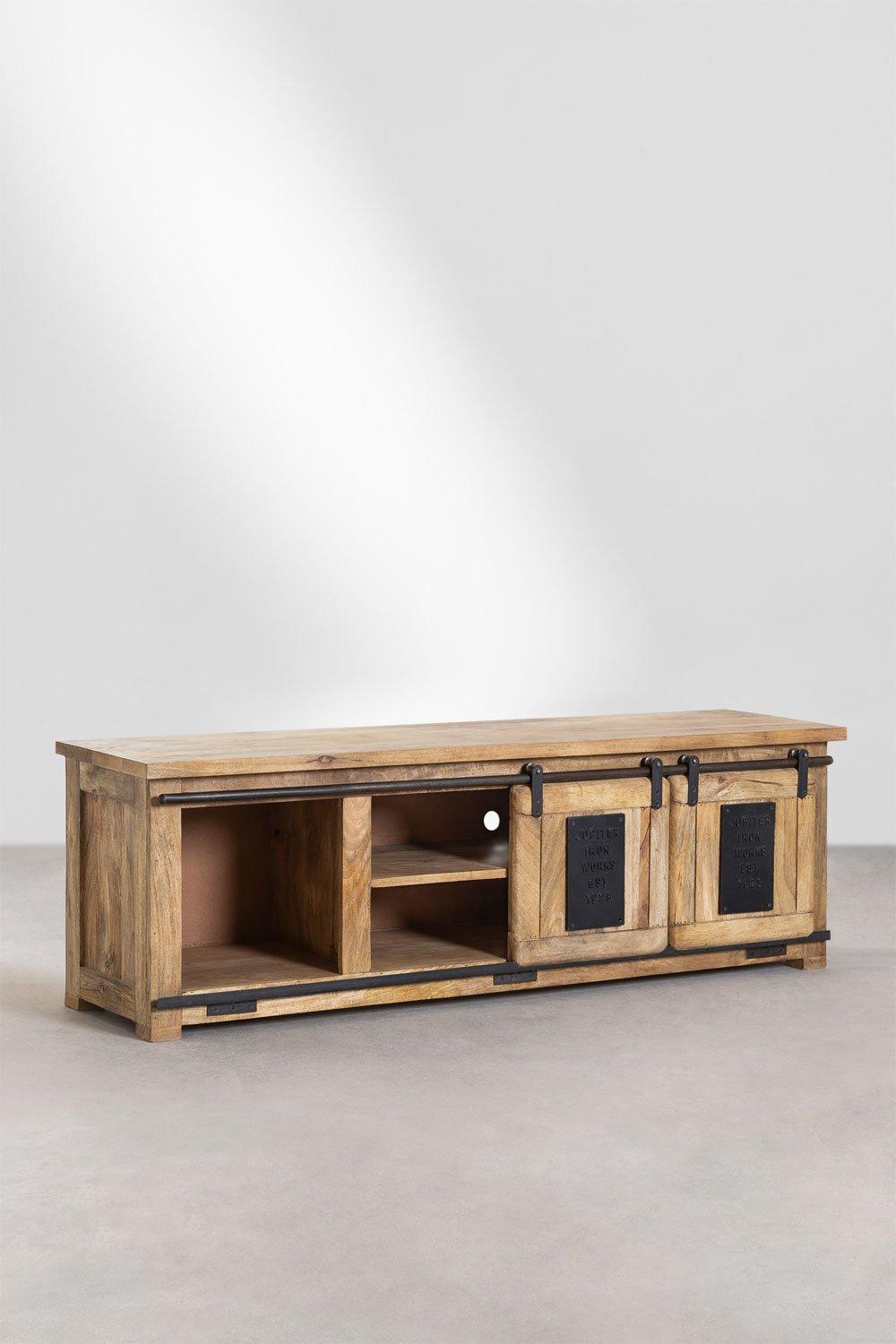 Sklum Meuble TV En Bois De Manguier Uain