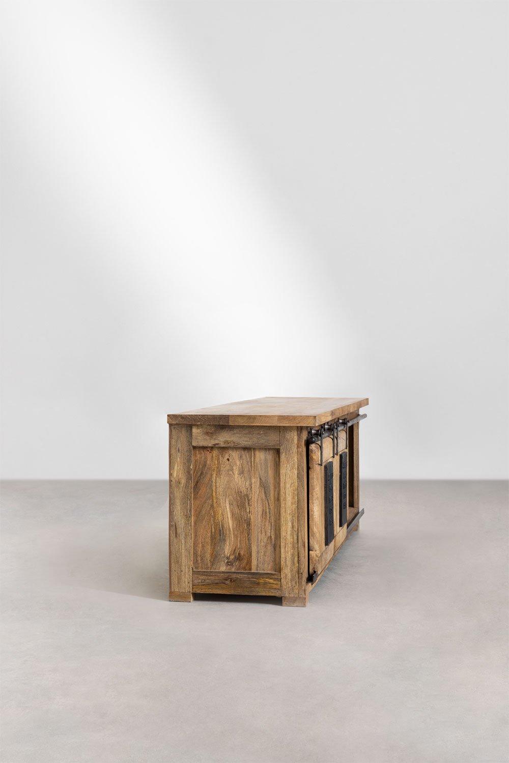 Sklum Meuble TV En Bois De Manguier Uain