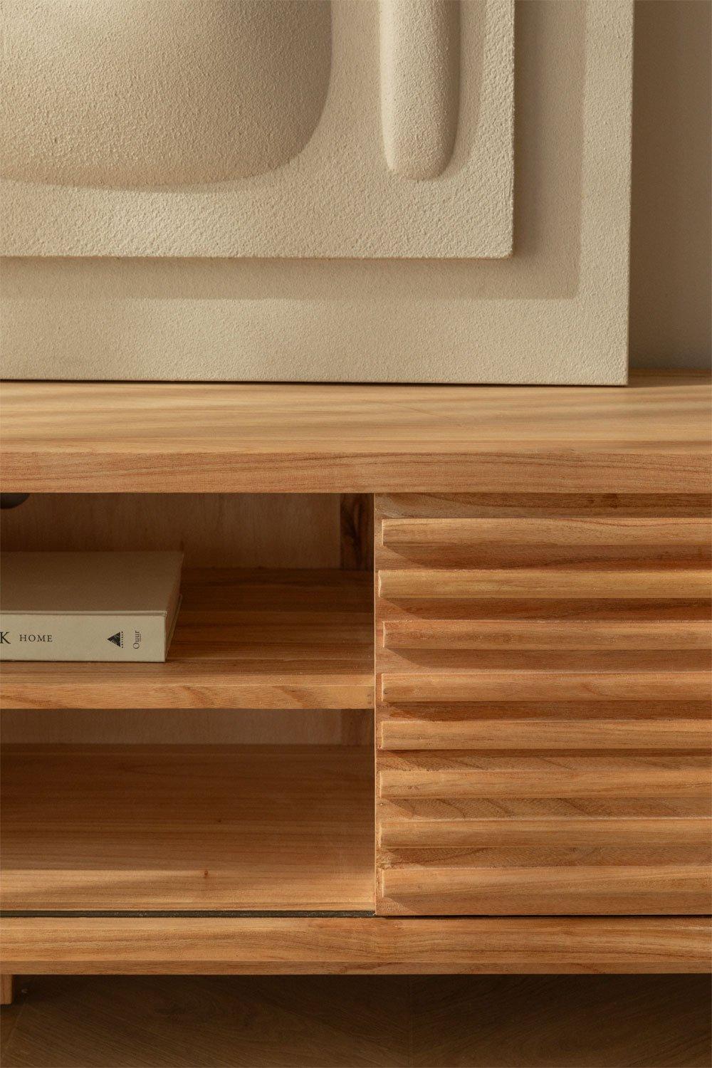 Sklum Meuble TV En Bois Deleyna