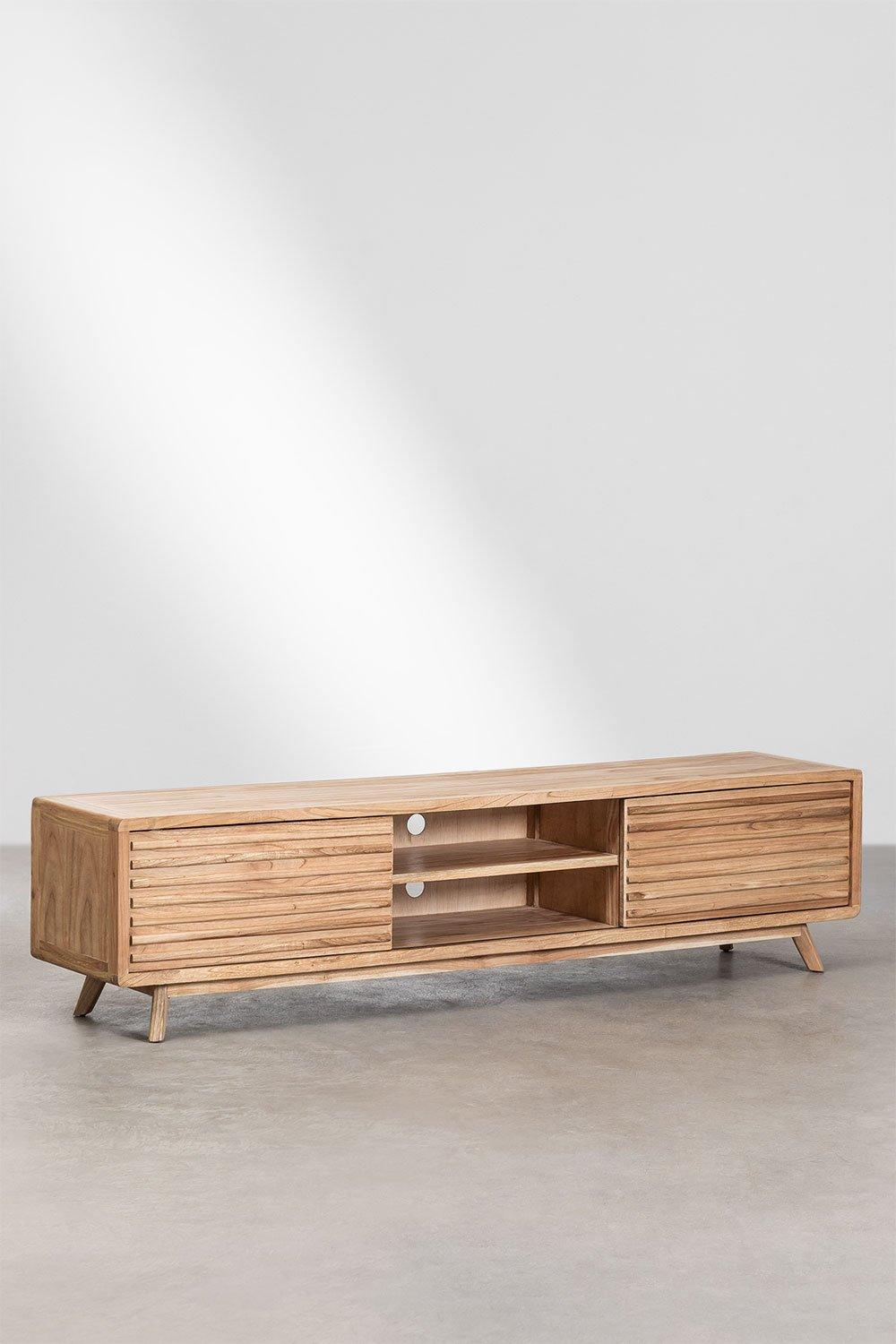 Sklum Meuble TV En Bois Deleyna