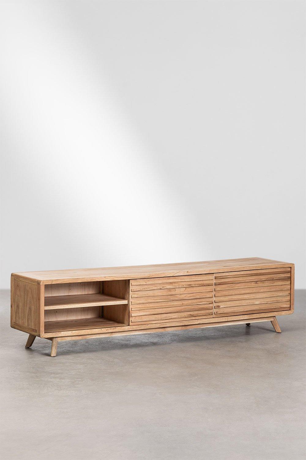 Sklum Meuble TV En Bois Deleyna