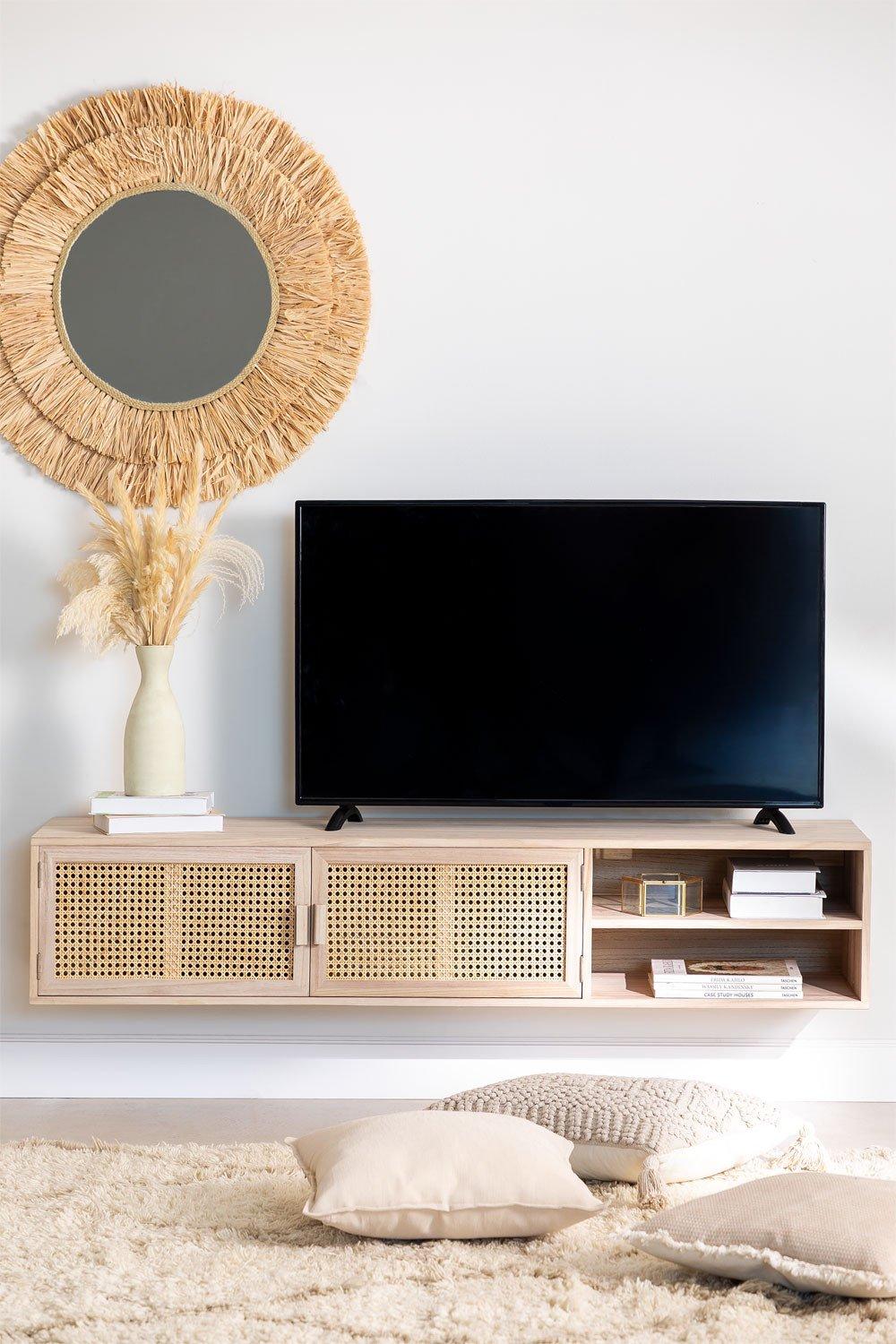 sklum Mueble TV de Pared en Madera Ralik