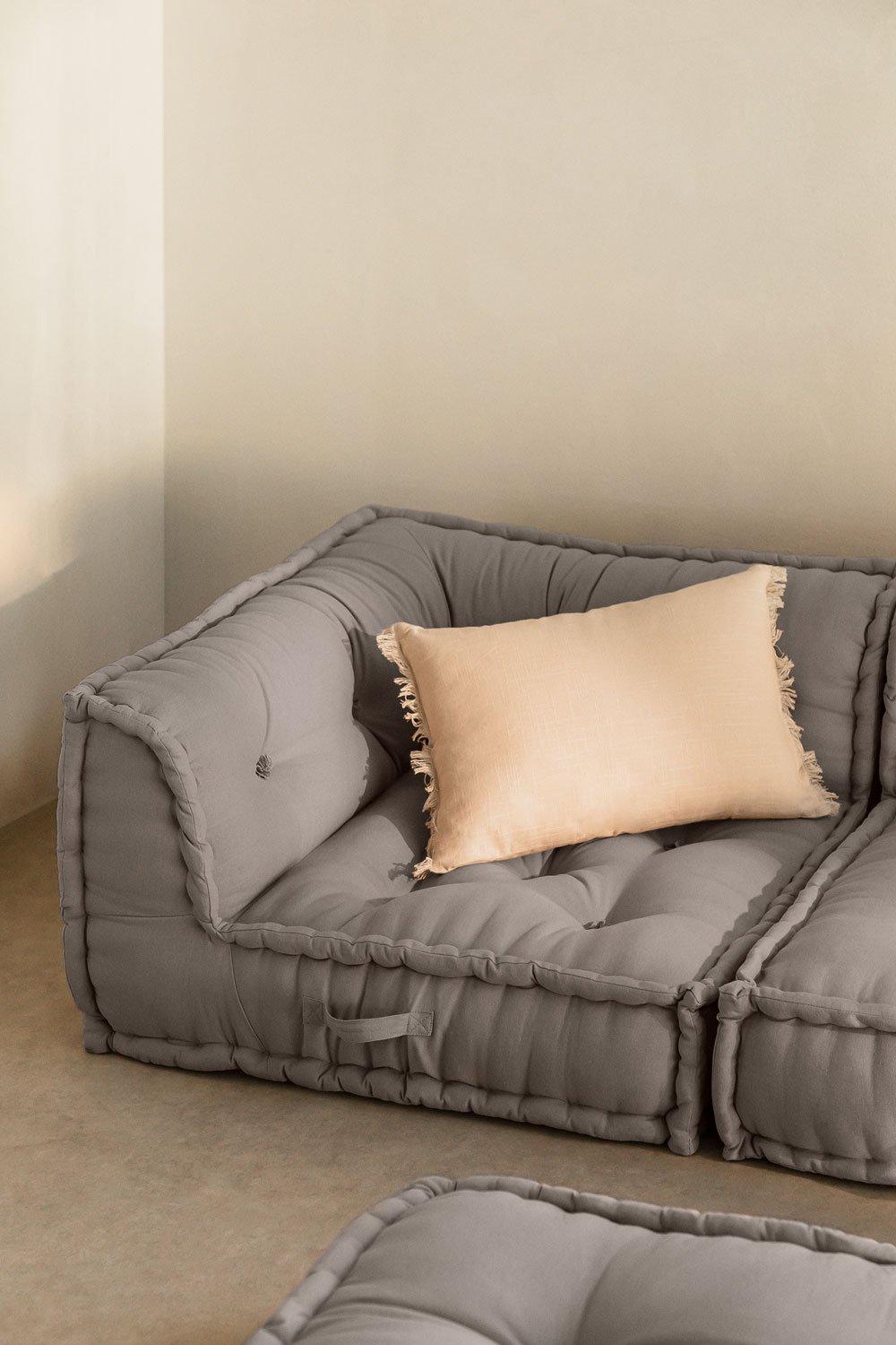 sklum Narożna sofa modułowa z bawełny Dhel