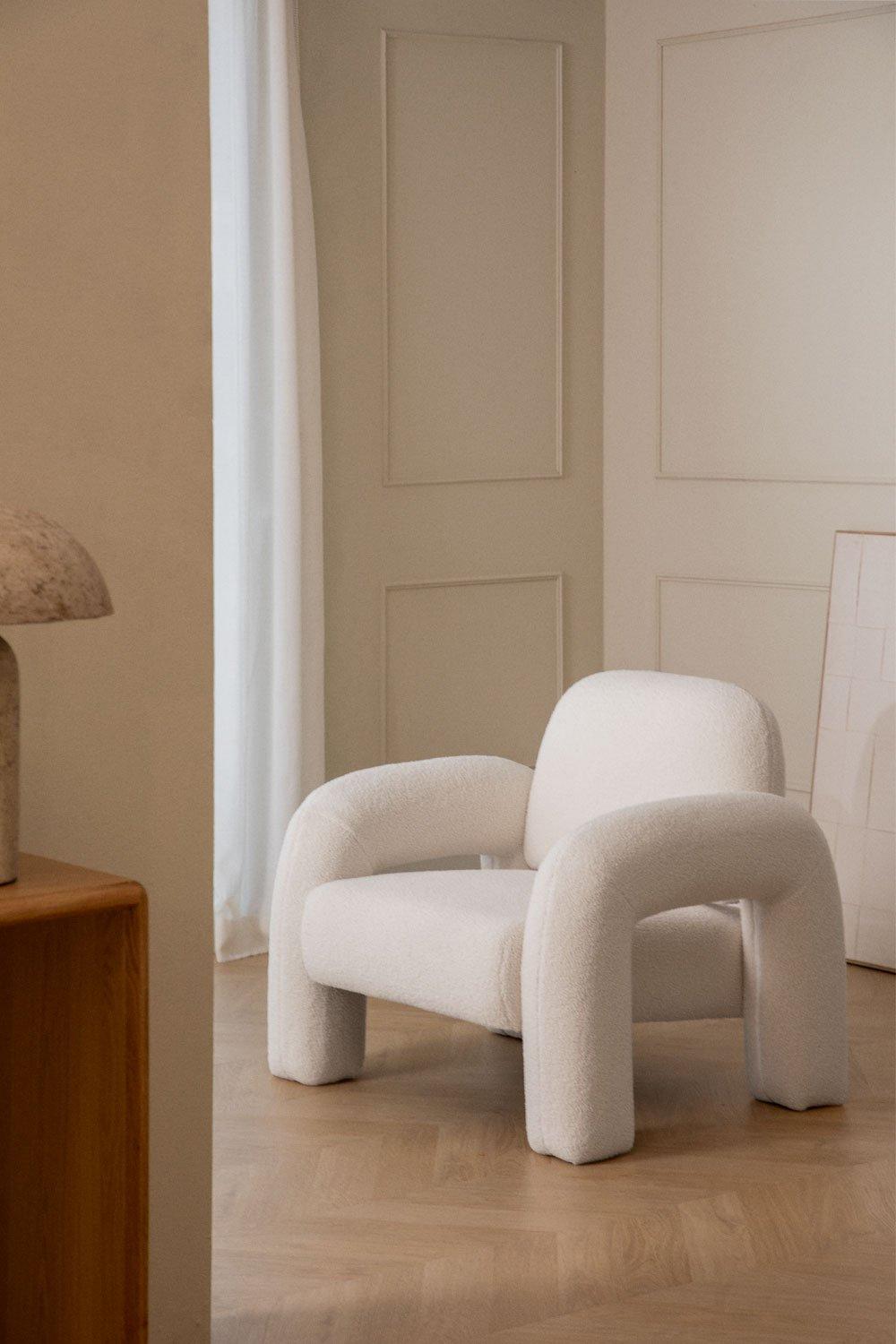 sklum Nicxon fauteuil van schapenvacht
