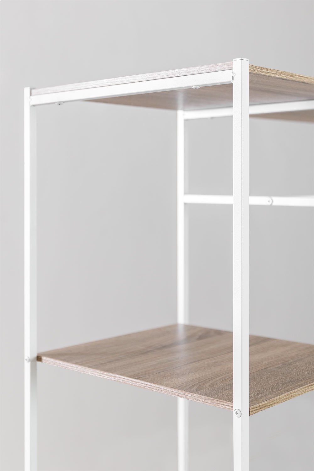 Sklum Open Wardrobe In Wood And Metal Baxter