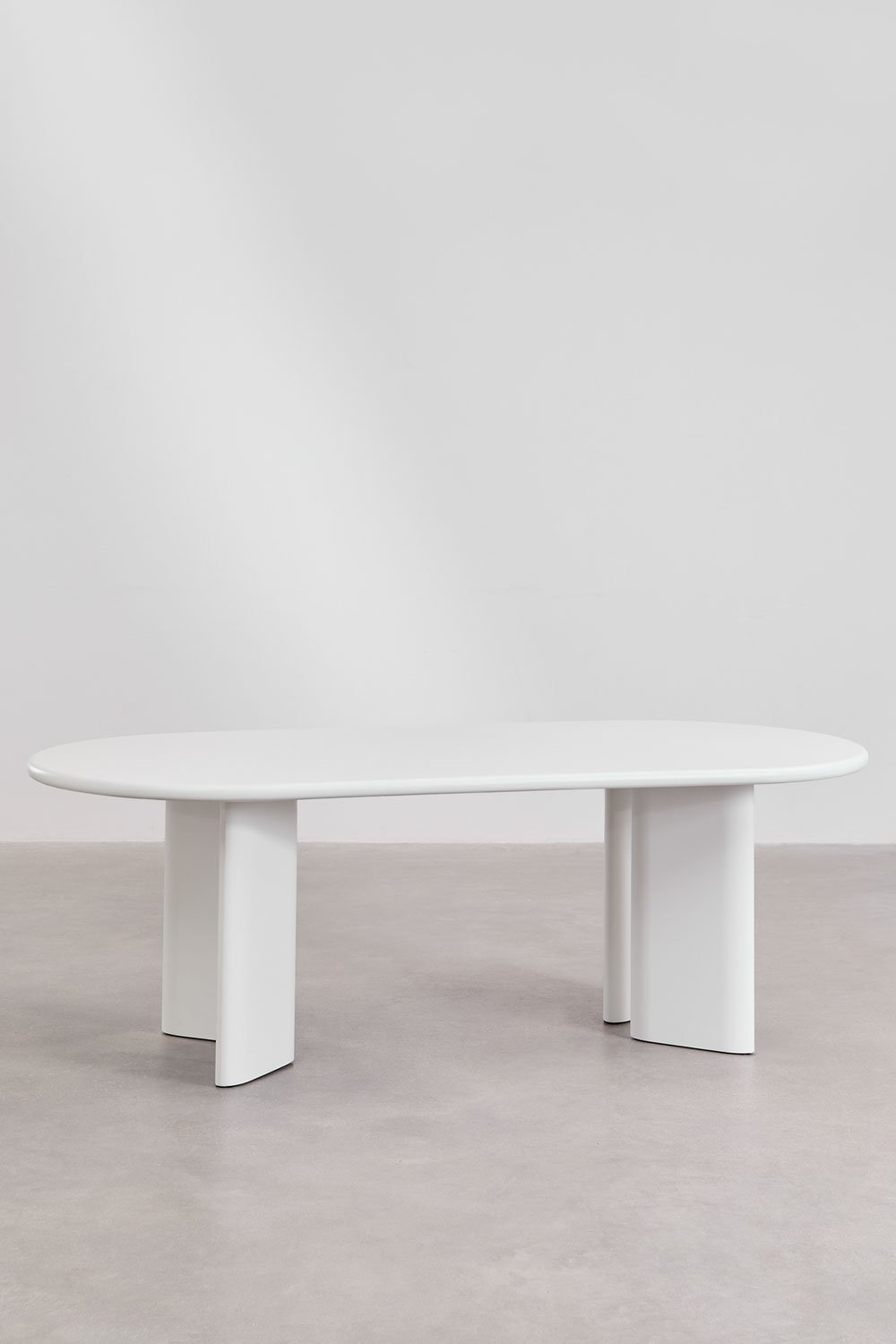 Sklum Ovale Eettafel 220x100 Cm In MDF Loulou