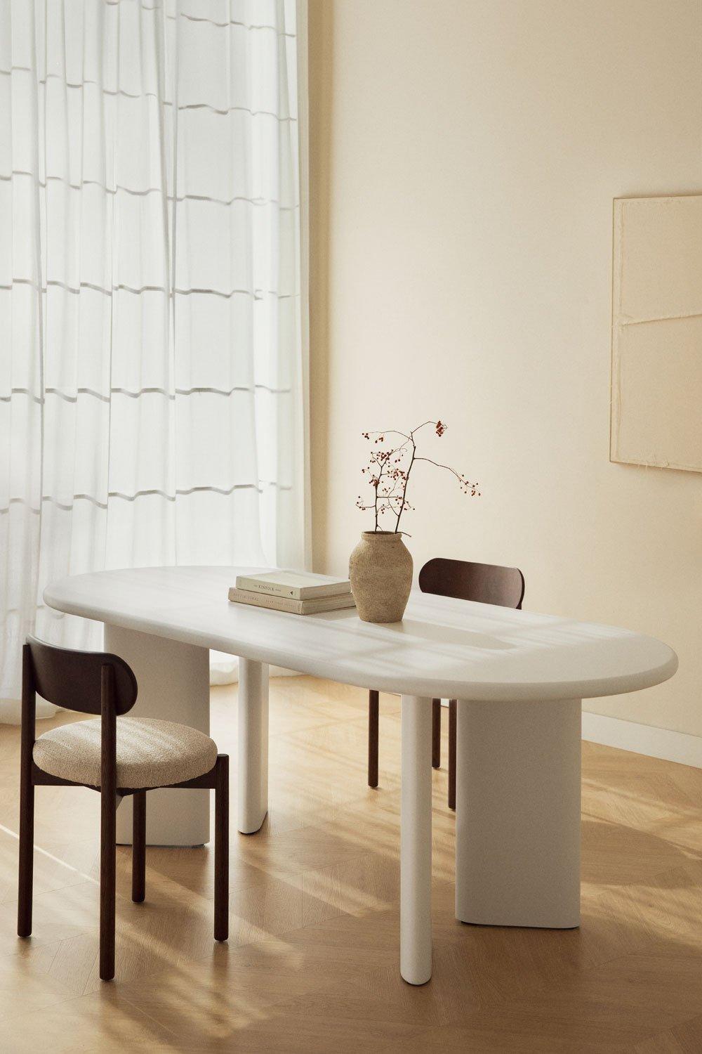 sklum Ovaler Esstisch 220x100 cm aus MDF Loulou