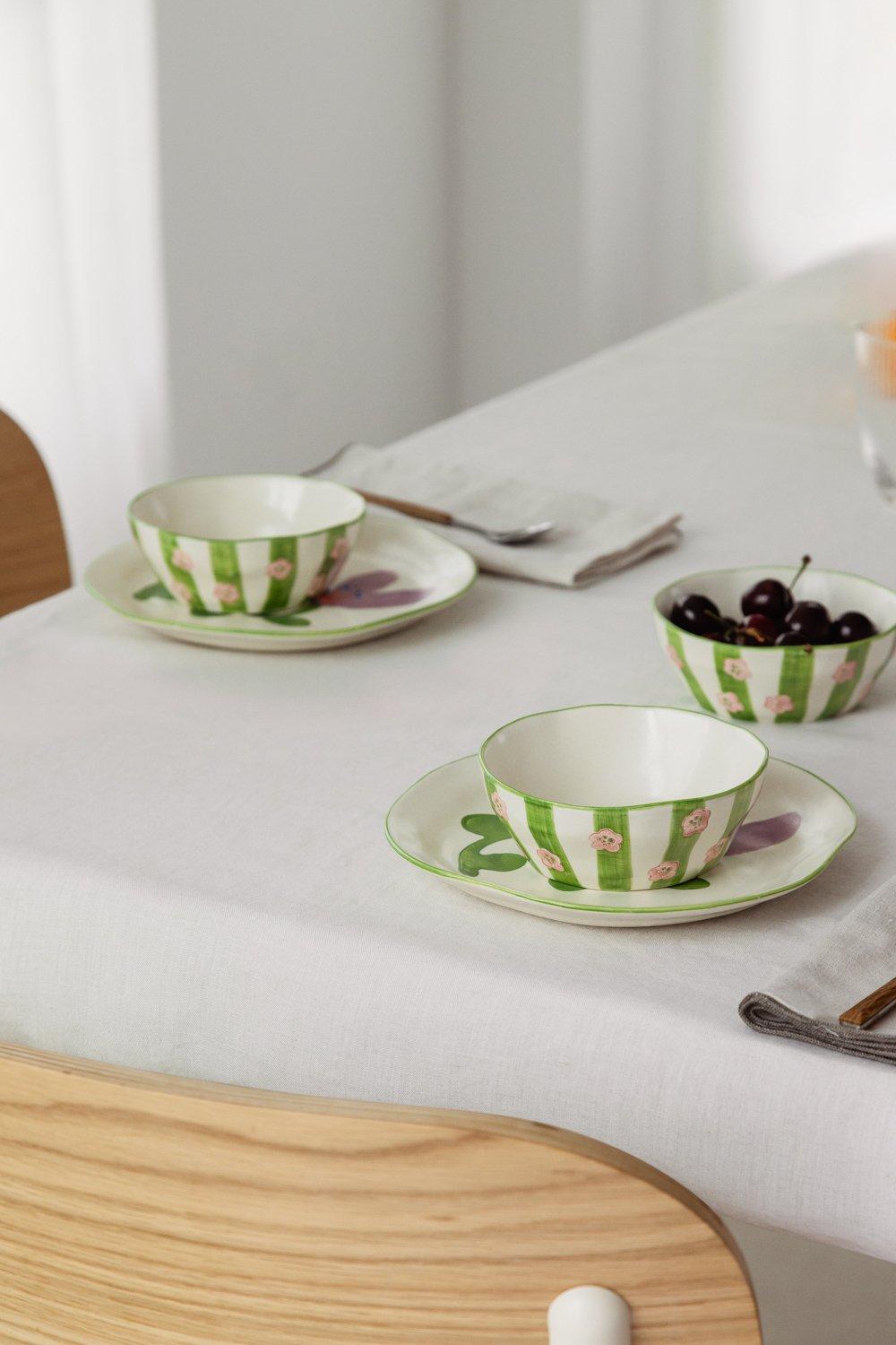 sklum Pack de 2 Bowls en Gres Ø13 cm Marneda