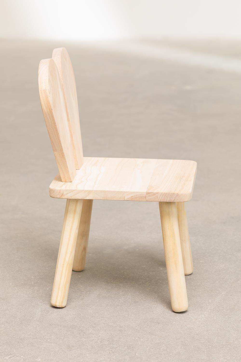 Sklum Pack De 2 Sillas En Madera Buny Kids
