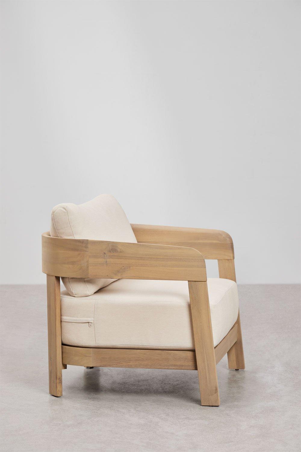 Sklum Pack De 2 Sillones En Madera De Acacia Uleno