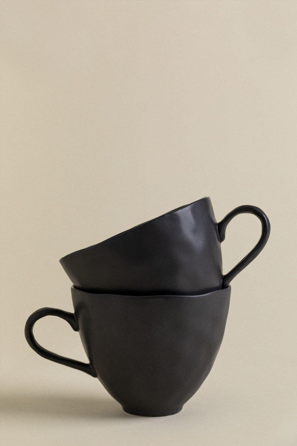 Sklum Pack De 2 Tazas En Gres 40 Cl Belvere