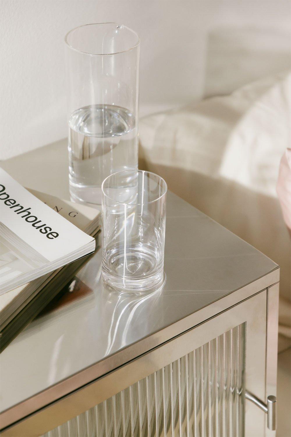 sklum Pack de 4 vasos de vidrio 45 cl Lioare