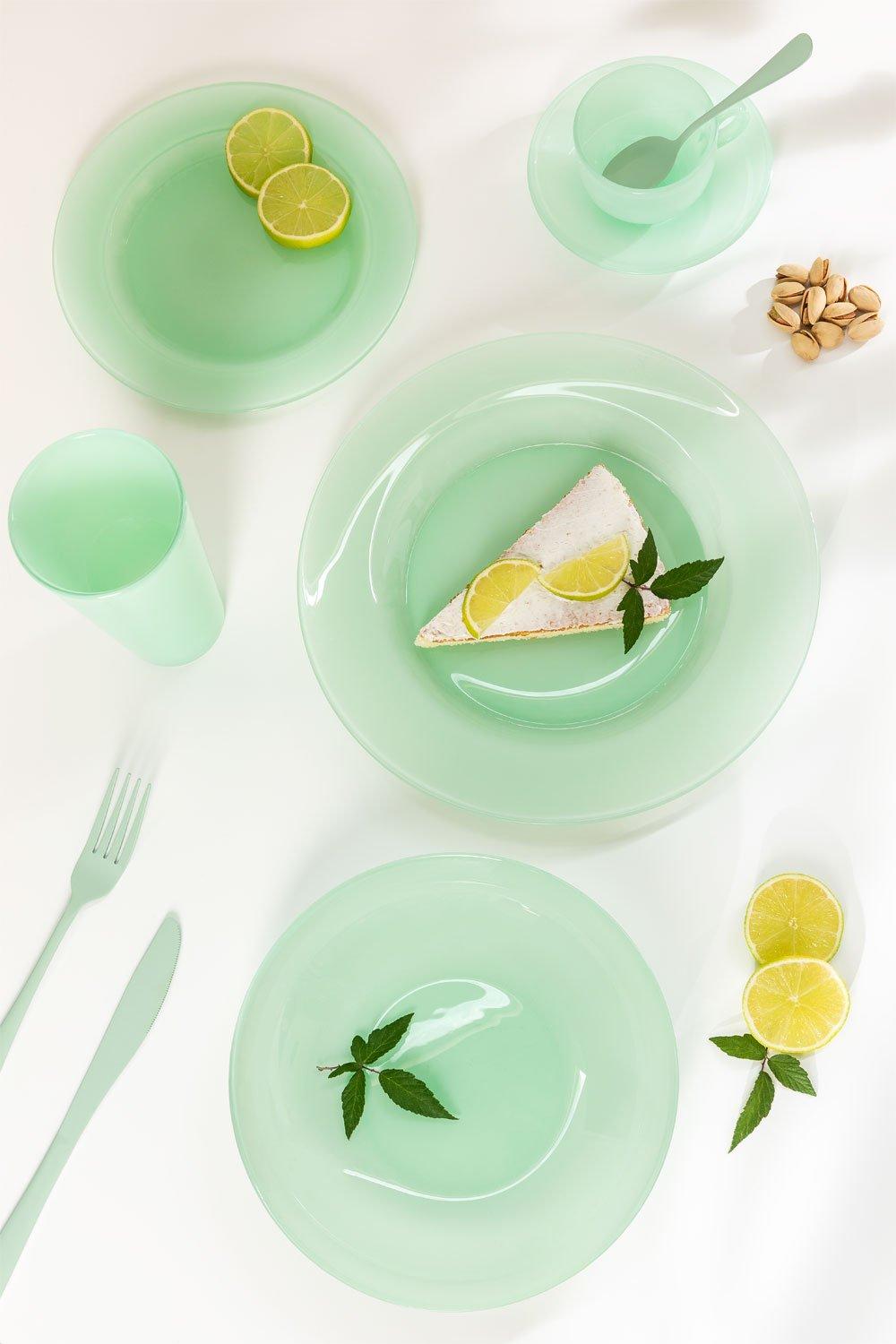 Sklum Pack Of 4 Crystal Plates Ainara