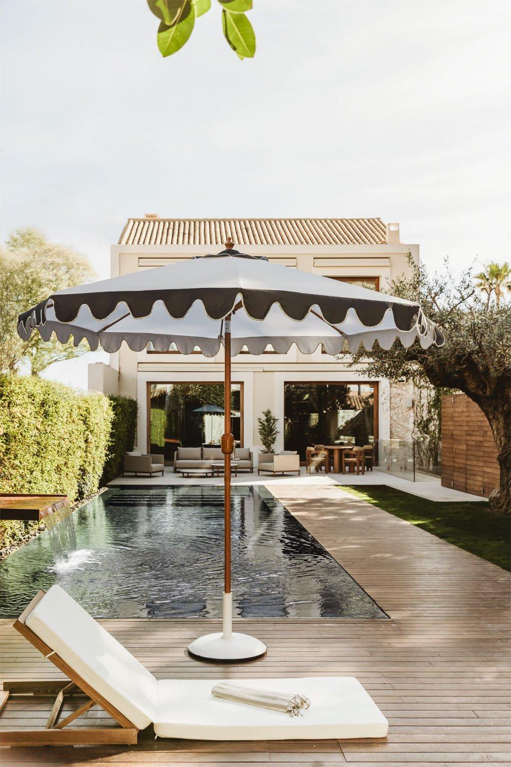 sklum Parasol Ø260 cm z tkaniny i aluminium Aneli