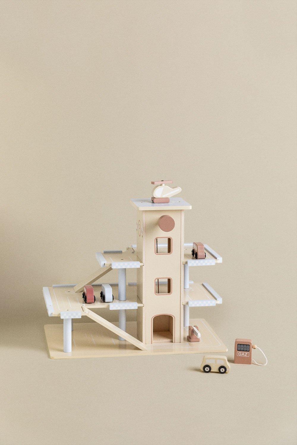 Sklum Parking De Madera De 3 Plantas Nelvis Kids