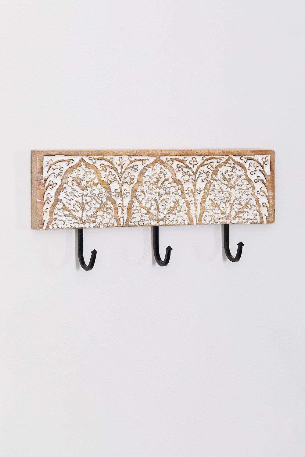 Sklum Perchero De Pared En Madera De Mango Tiala