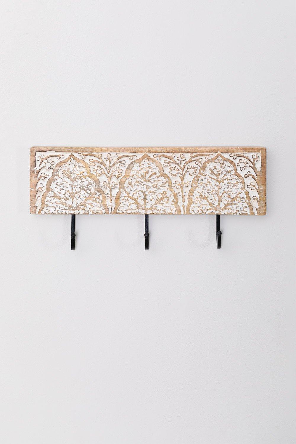 Sklum Perchero De Pared En Madera De Mango Tiala