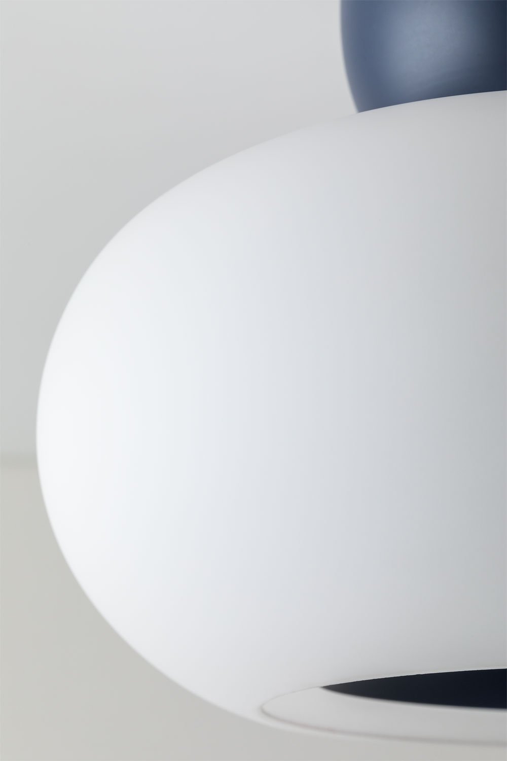 Sklum Plafonnier LED En Verre Et Acier Deruent