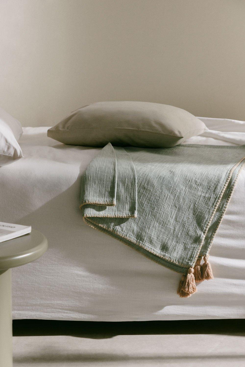 sklum Plaid Blanket in Paraiba Cotton