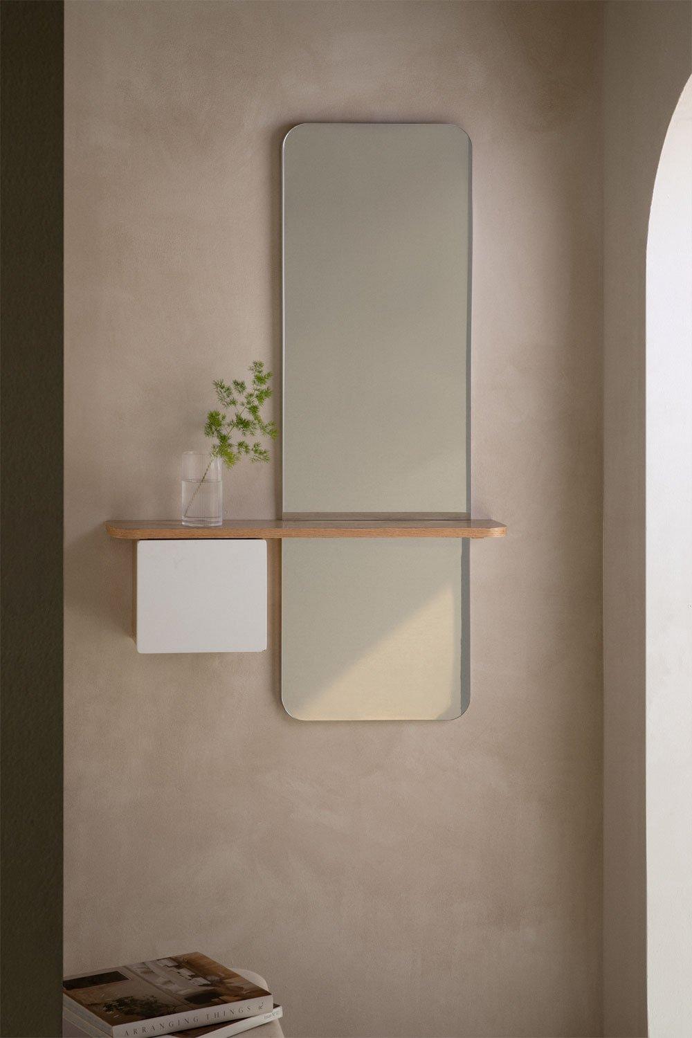 sklum Przedpokój 80x120 cm MDF z lustrem Warna