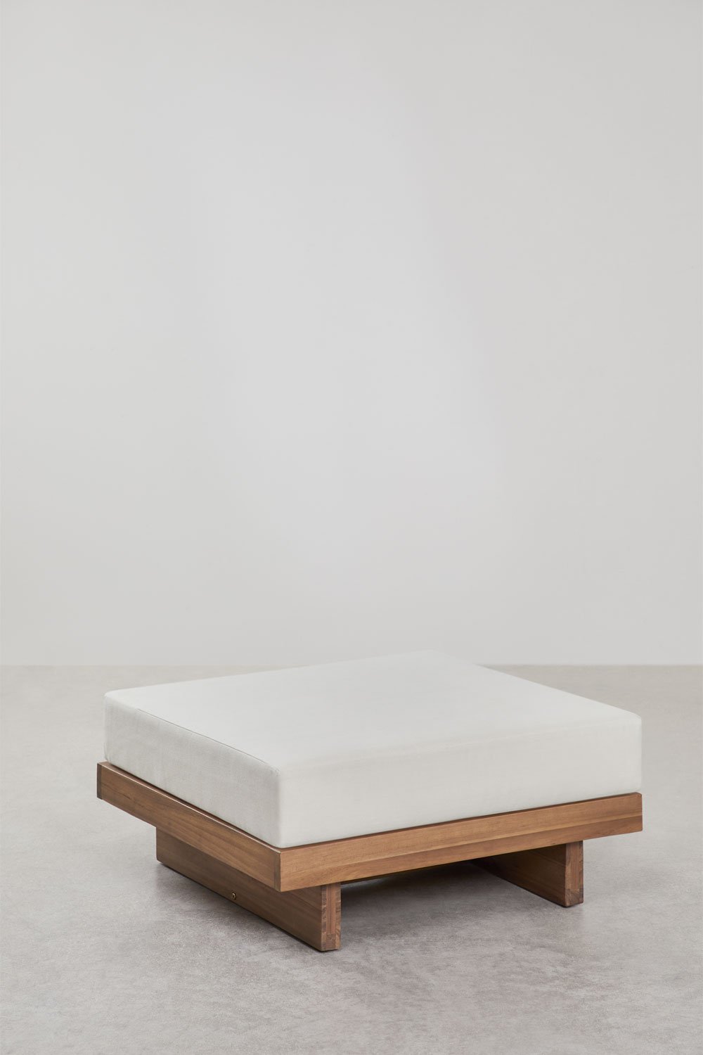 Sklum Puff De Jardín En Madera De Acacia Dailin