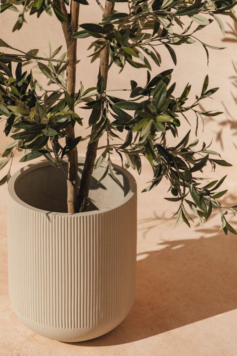 sklum Raiden outdoor planter in polystone