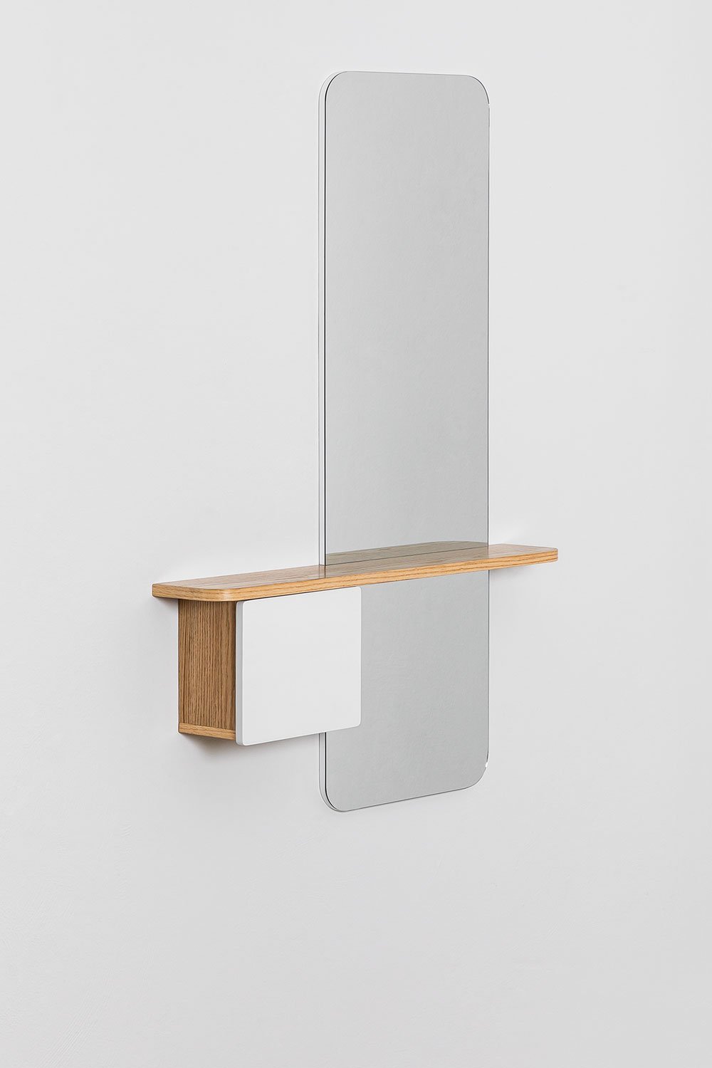 Sklum Recibidor 80x120 Cm En MDF Con Espejo Varna