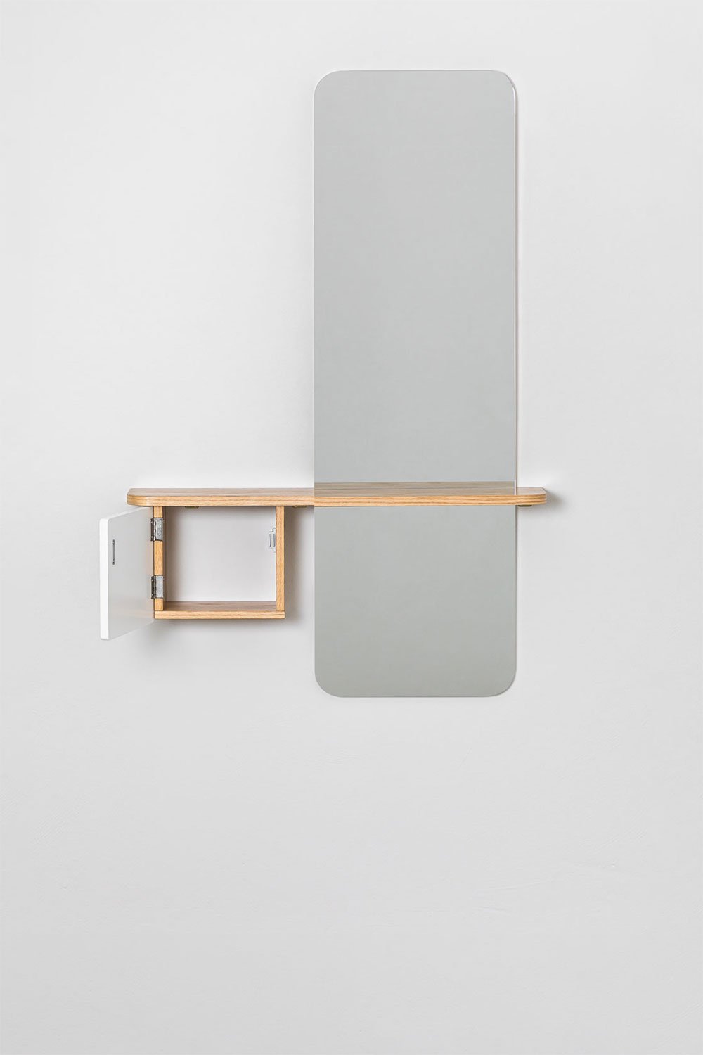 Sklum Recibidor 80x120 Cm En MDF Con Espejo Varna