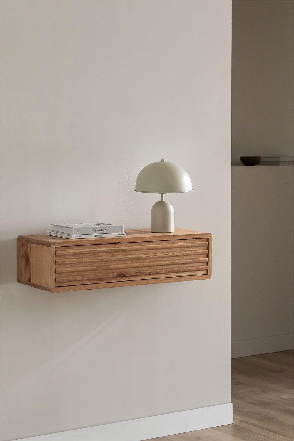 sklum Recibidor Flotante en Madera Deleyna