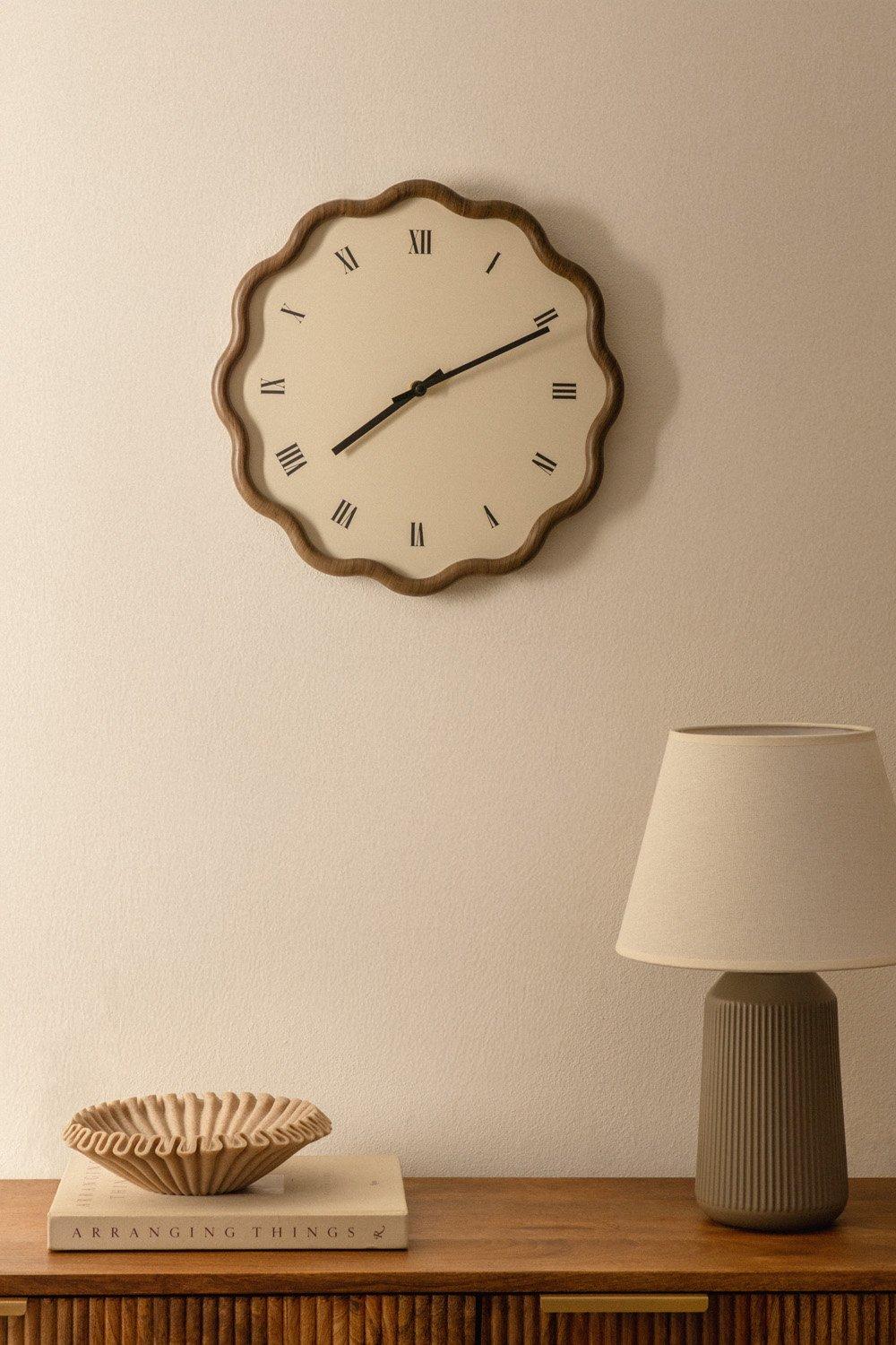 sklum Reloj de pared en MDF Ø35 cm Axley