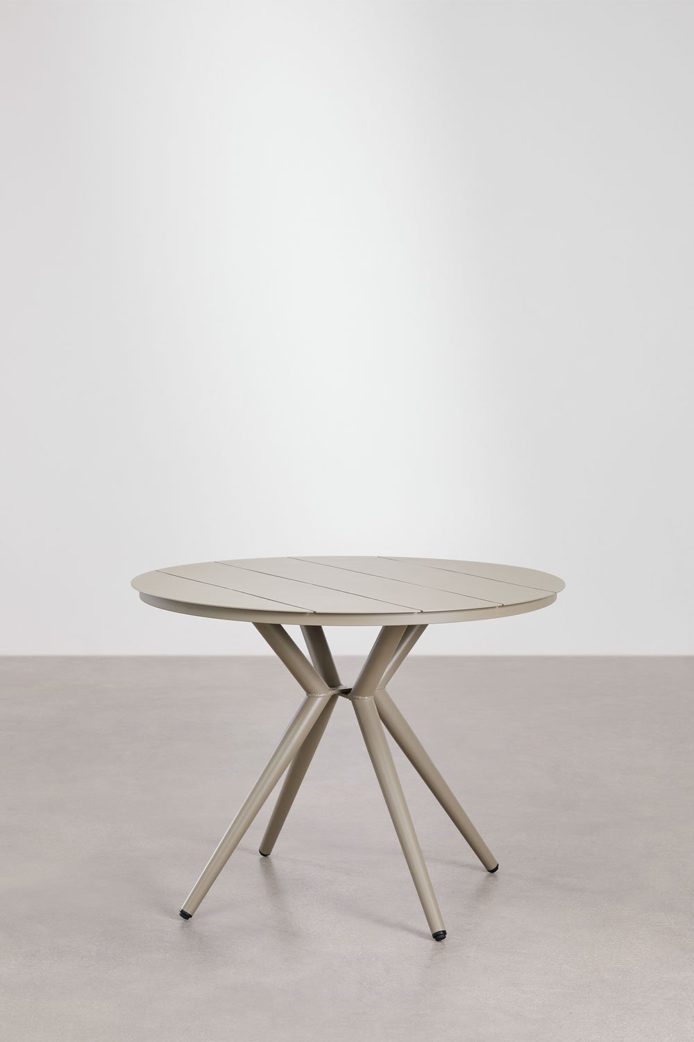 Sklum Round Garden Table In Aluminum Valerie